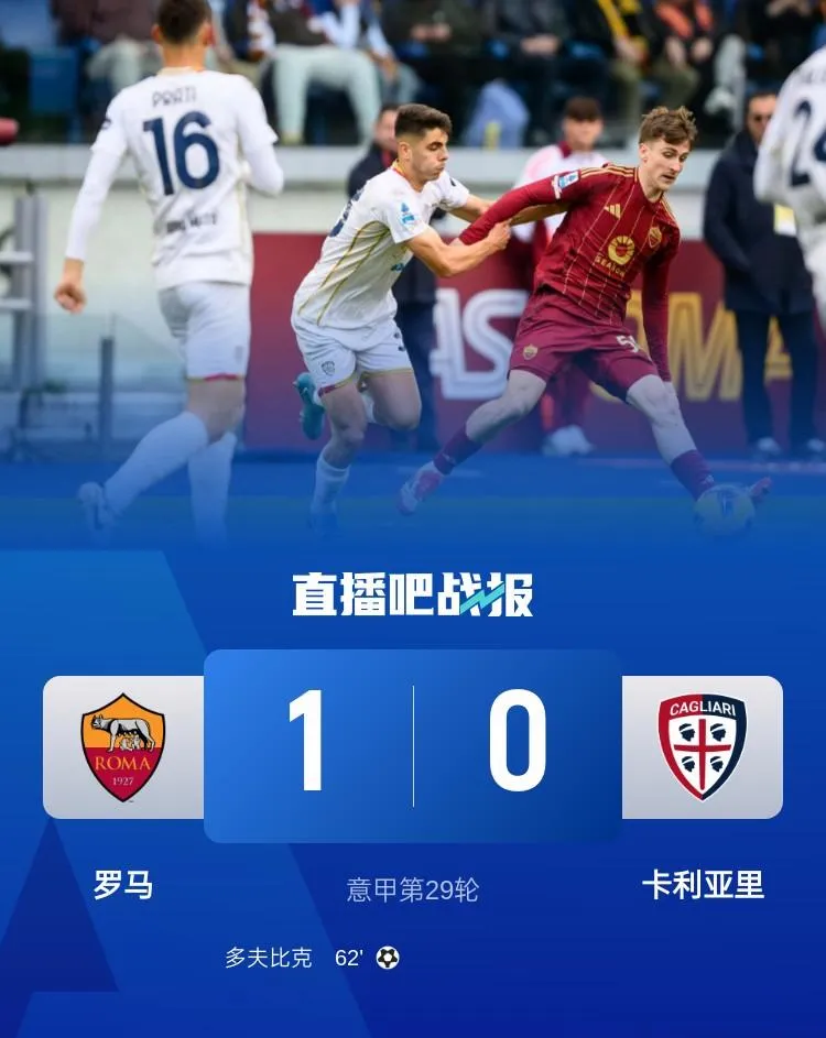 罗马主场大胜，欧冠资格前景一片大好的简单介绍
